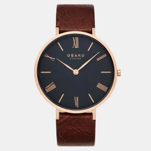 Men Folie Cedar Analog Brass Watch V283GXVBRN