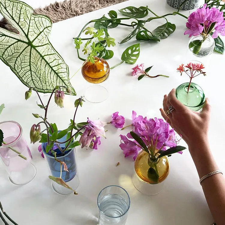 Mini Spherical Glass Vase