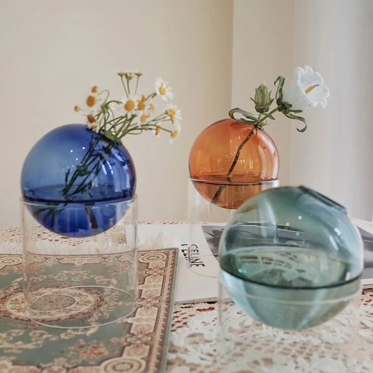 Mini Spherical Glass Vase