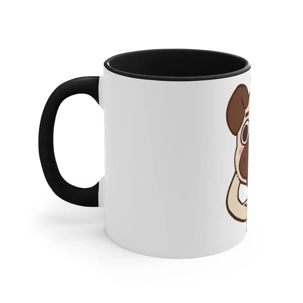 More Pug Coffee Please Accent Mug