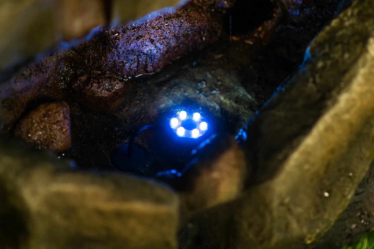 MultiLevel Stone Fountain With  Led Lights