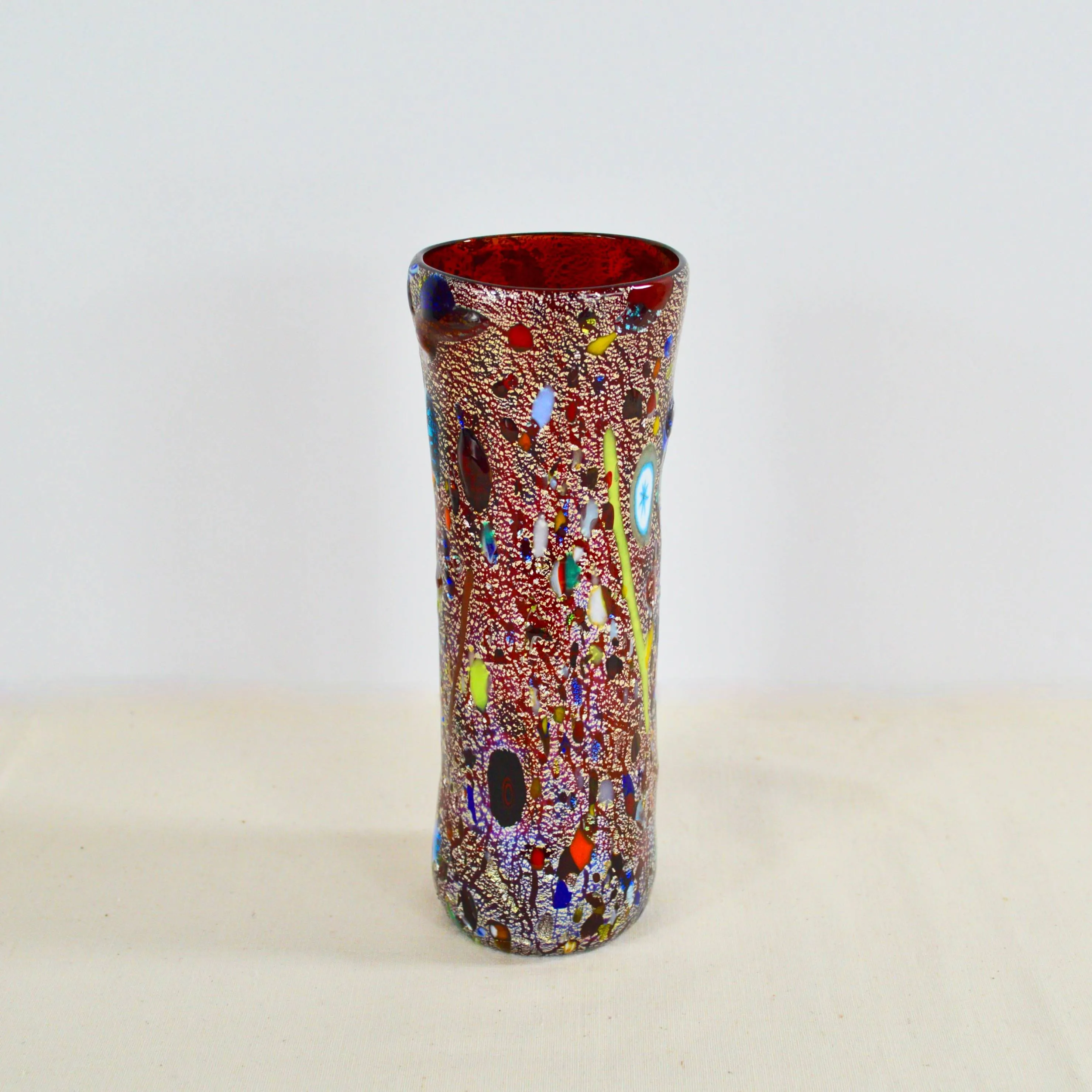 Murano Glass Alta Bud Vase, Made in Italy