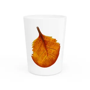 Orange Leaf Shot Glass