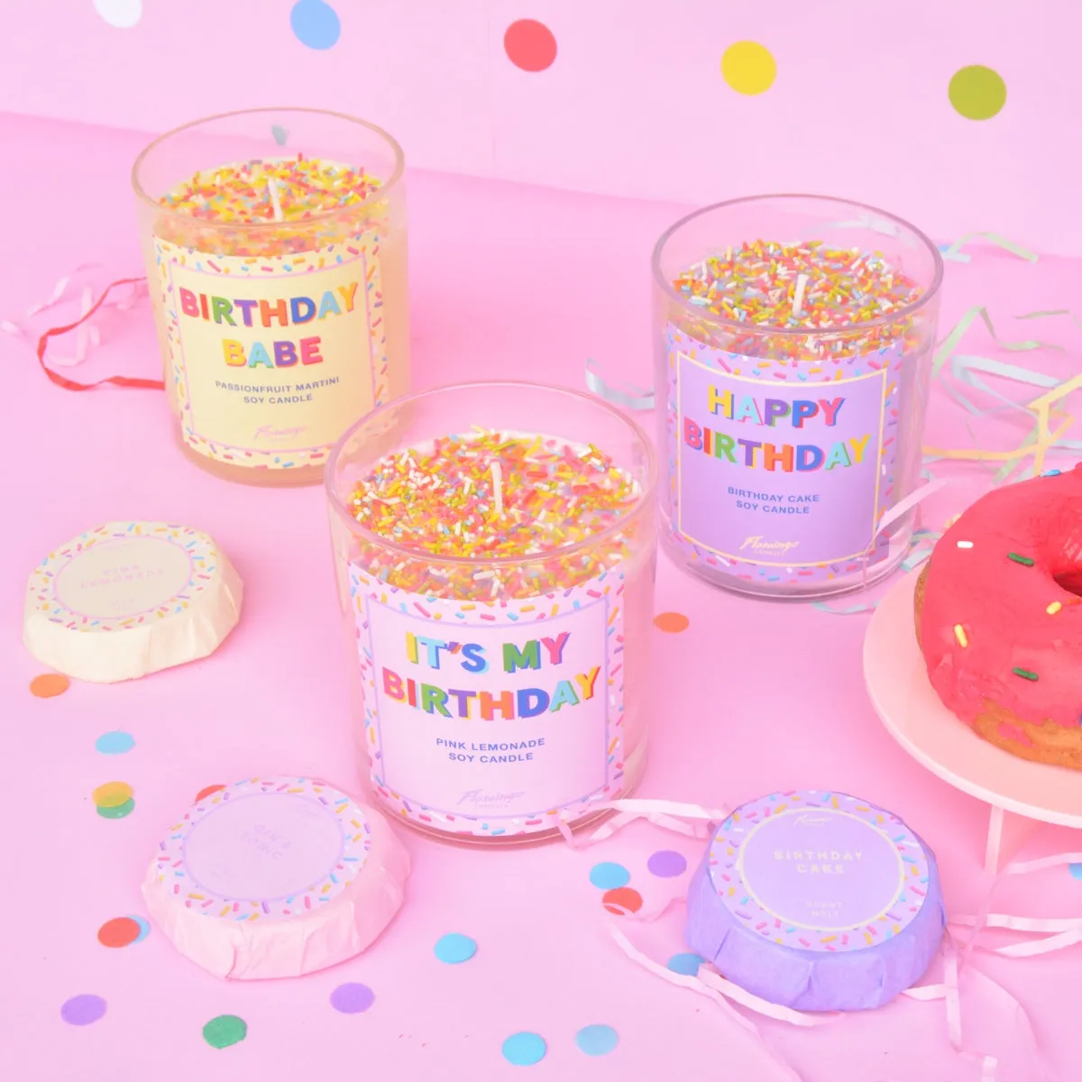 Passionfruit Martini Birthday Babe Sprinkle Candle