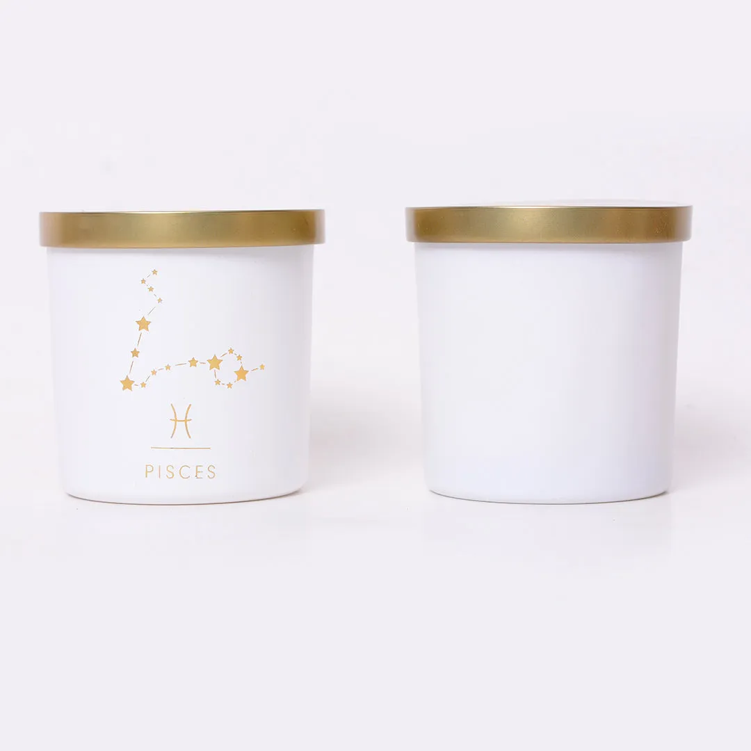 Pisces Zodiac Scented Jar Candle - Set of 2