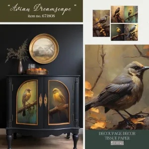 Prima Re-Design Decoupage Decor Tissue Paper Avian Dreamscape