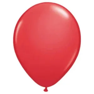 Qualatex - 5" Red Latex Balloons (100ct)