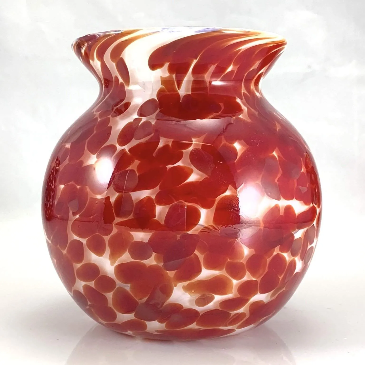 Red Frit Vases