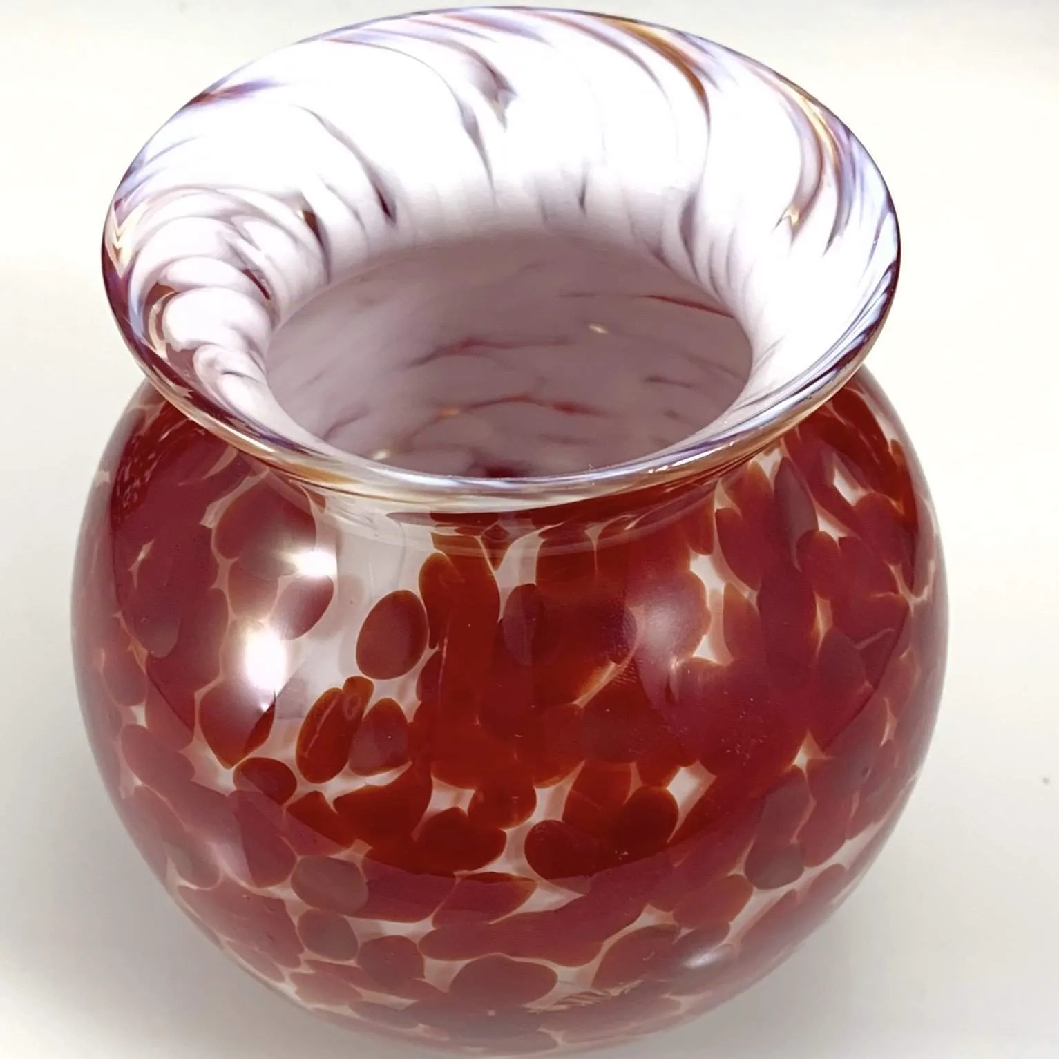 Red Frit Vases