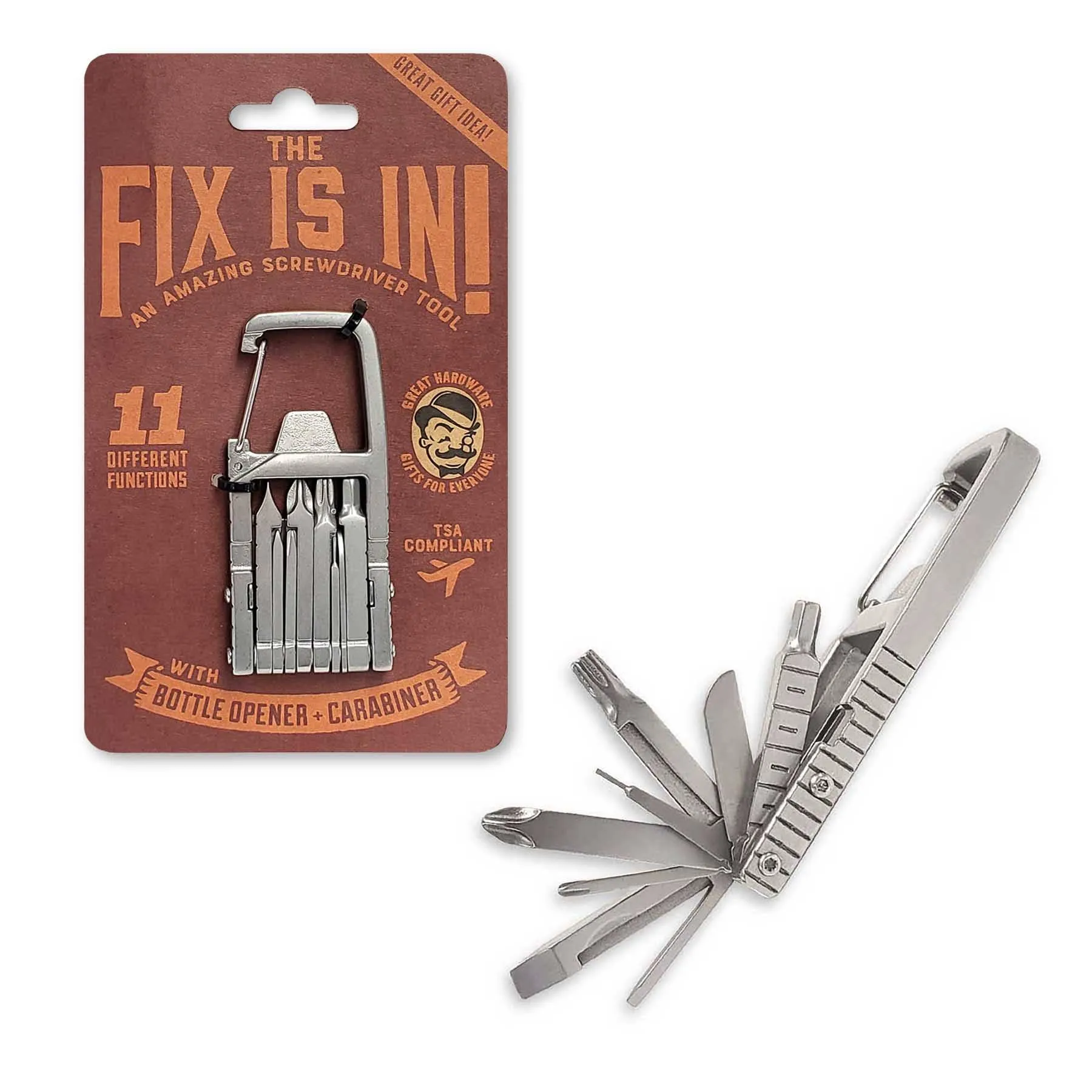 Screwdriver Multi-tool & Carabiner