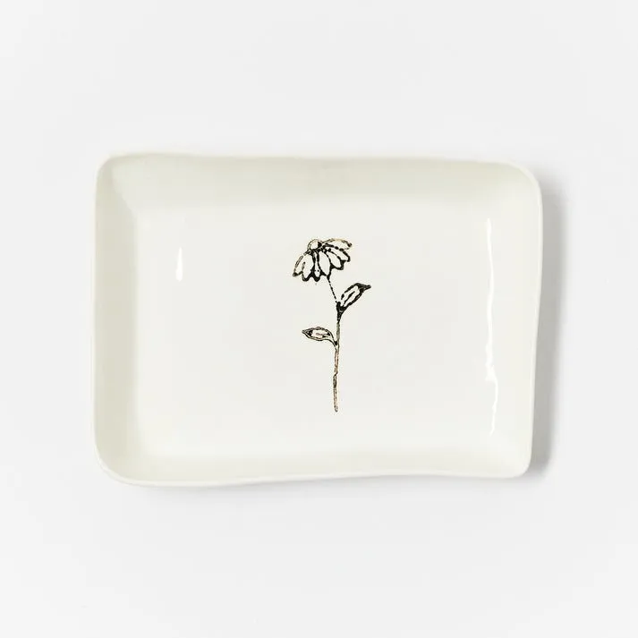 Small rectangle Porcelain Tray