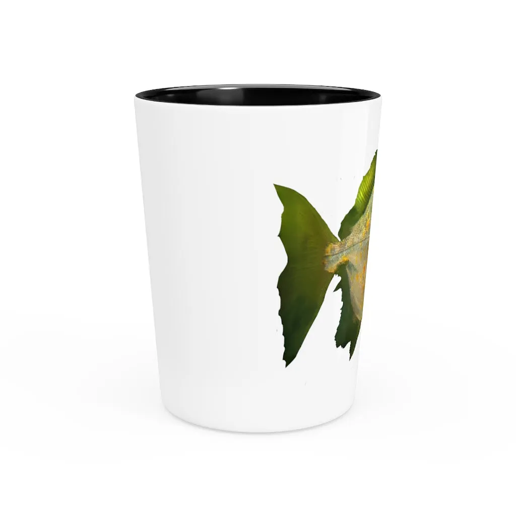 Striped Green Fish Shot Glass