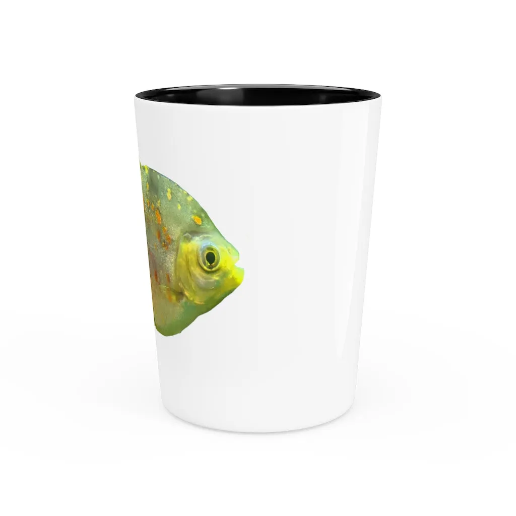 Striped Green Fish Shot Glass