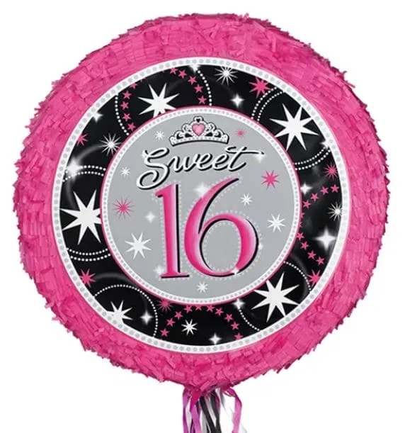 Sweet Sixteen Pull String Pinata