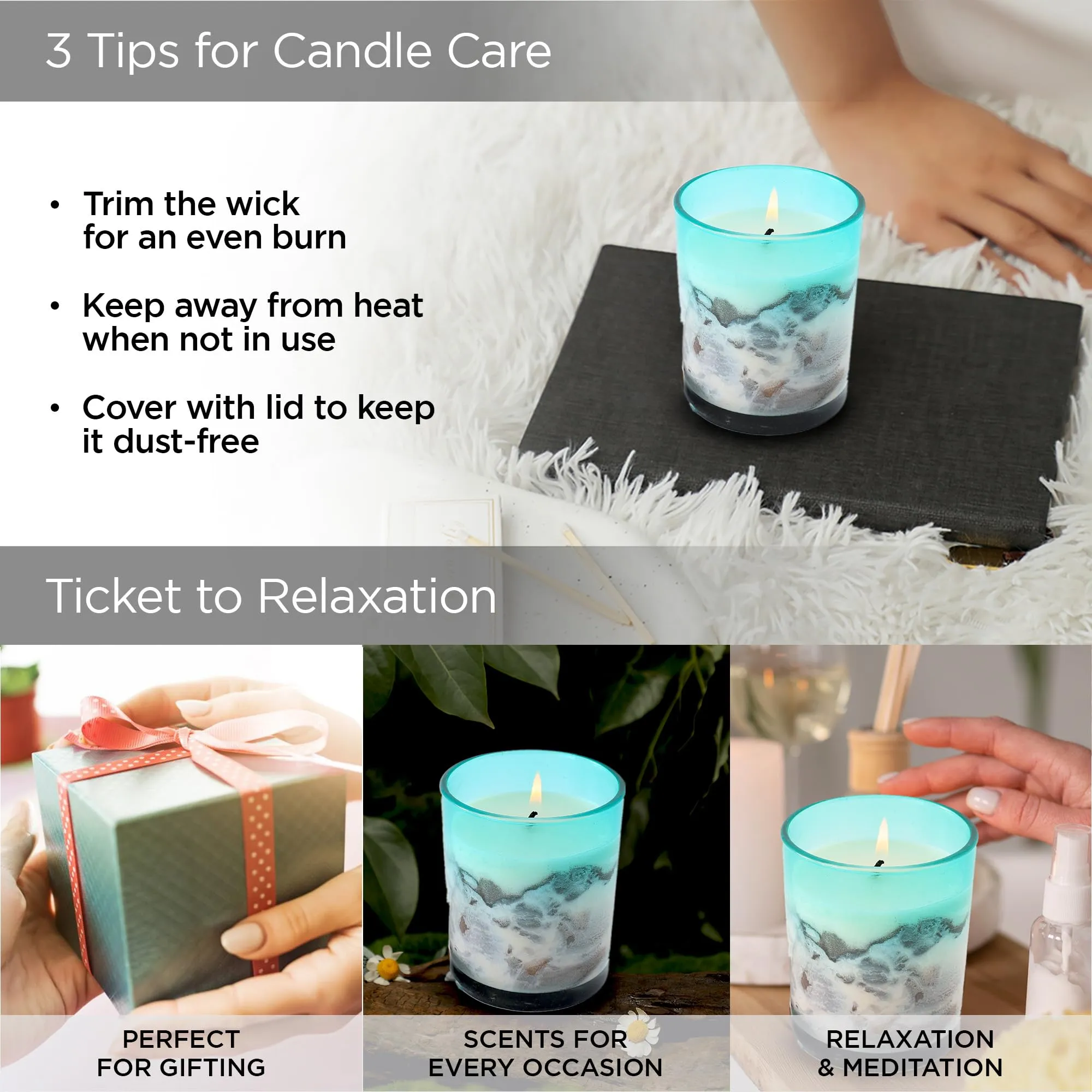 UMAI Melamine Jar Scented Candles for Gifting | 30 Hrs Burn Time | Aromatherapy Soy Wax Candles for Home Decor Fragrance | Aesthetic Candles for Home | Wood Phantom Aroma Scented Candles for Bedroom