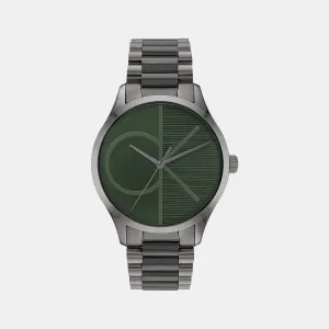 Unisex Green Analog Stainless Steel Watch 25200164