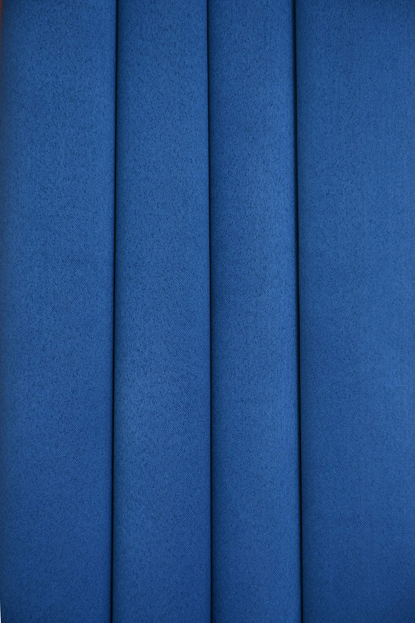 Urbane Home Polyester Decorative 5 Feet Window Curtain Darkening Blackout|Drapes Curtain With 8 Eyelet For Home & Office (Blue)