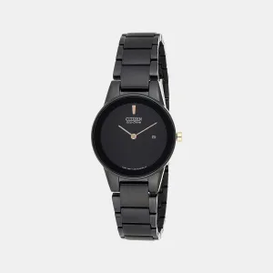 Women's Black Analog Stainless Steel Watch GA1055-57F