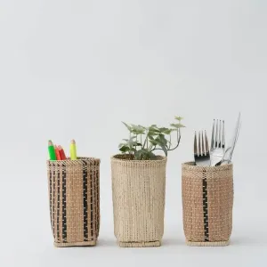 Woven Desktop Pencil Holder