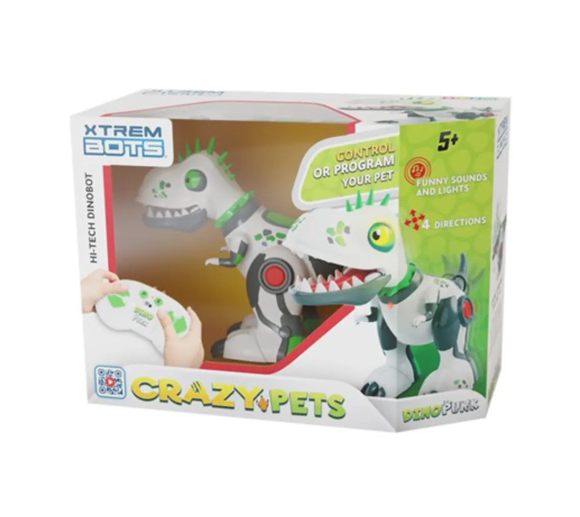 Xtrem Bots Crazy Pets DinoPunk Bot Toy